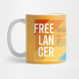 Freelancer – What does it actually mean (Color Edition) Mug